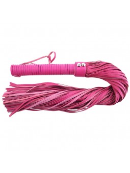Large Pink Leather Flogger
